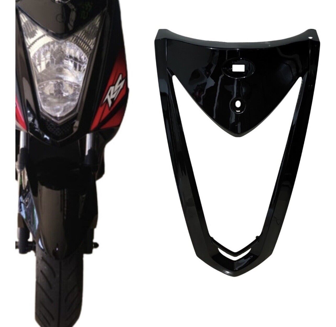 COVER FRONT Panel Shield Front Black, Kymco Agility 125 RS code: 64301